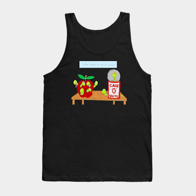 Can O' Worms Tank Top by Loose Tangent Arts